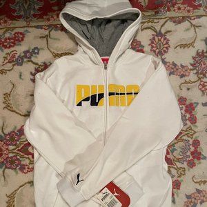 XL White Puma Hoodie